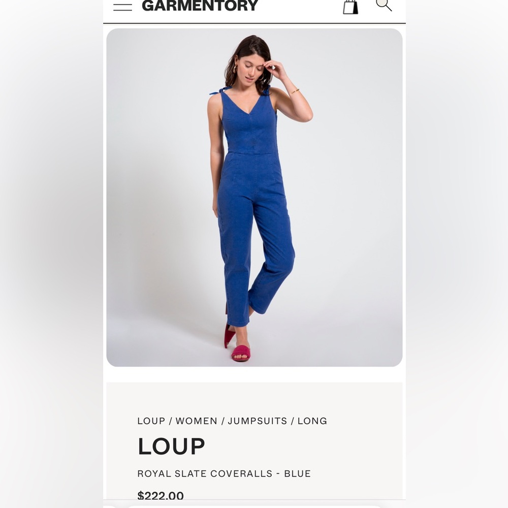 Loup Royal Blue Coveralls XS